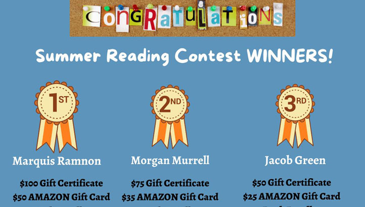 Charles Collectibles and Books 2022 Summer Contest Winners