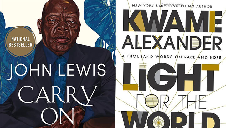 Author Kwame Alexander and Light For The World and John Lewis and Carry On 